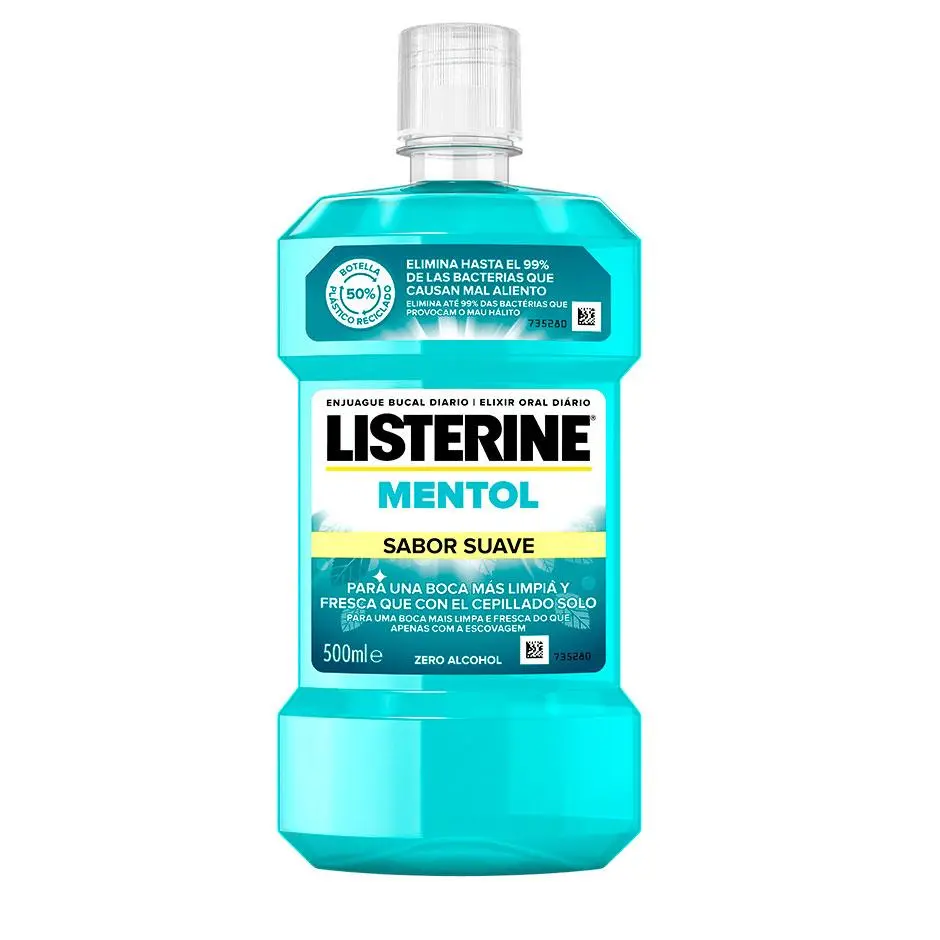 Elixir oral LISTERINE® Mentol Sabor Suave
