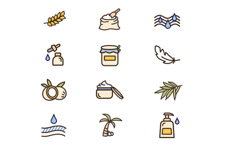 elenco degli ingredienti dei prodotti per bambini aveeno