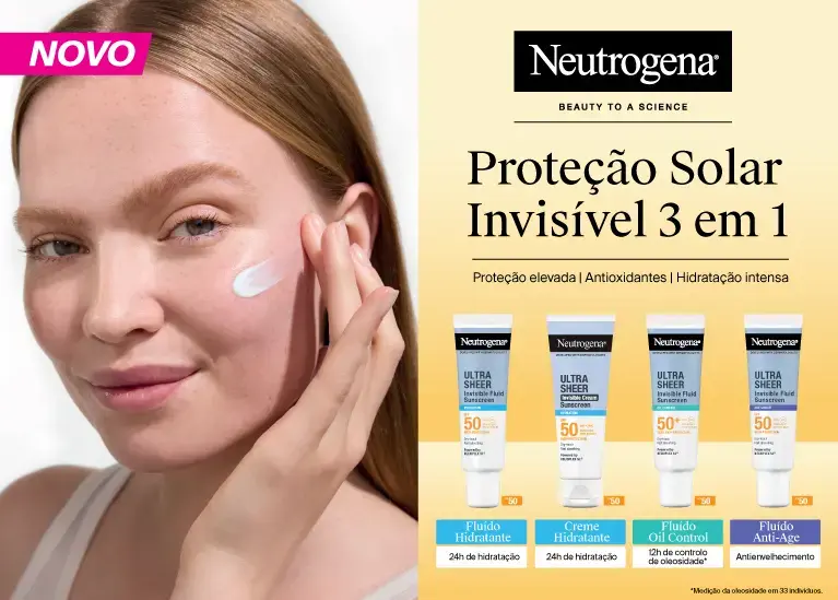Proteção Solar Invisível 3 em 1