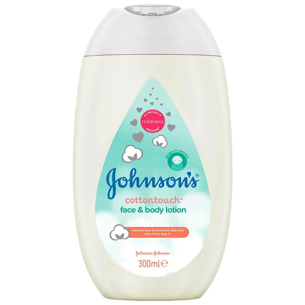 JOHNSON'S® CottonTouch™ losjon za novorojenčke za obraz in telo