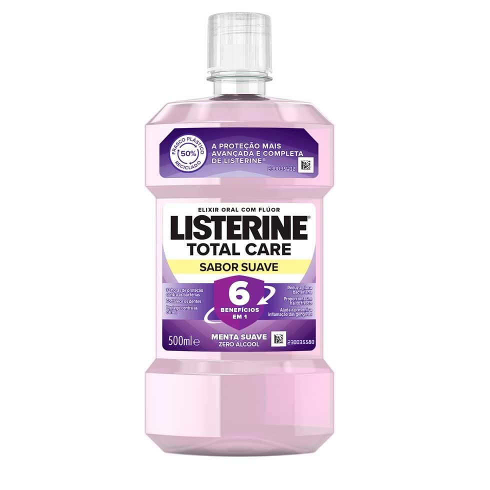 Elixir oral LISTERINE® Total Care Sabor Suave