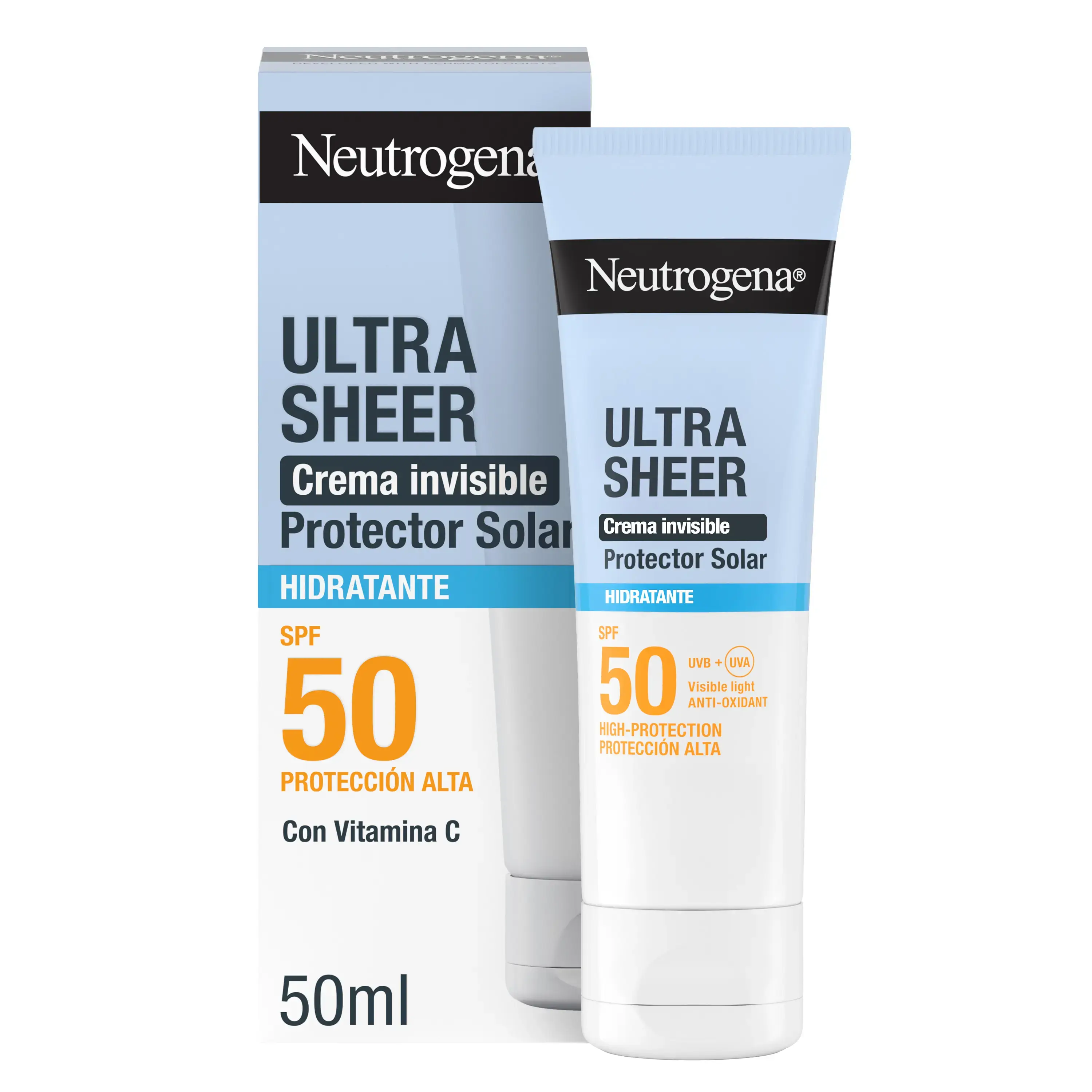Ultra Sheer Crema Invisível Hidratante FPS50