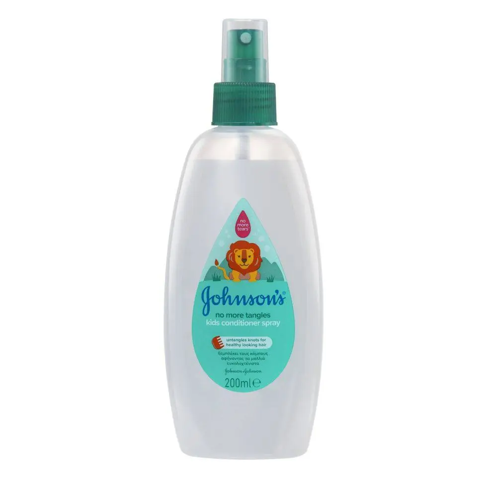 JOHNSON'S® No More Tangles® otroški balzam v spreju za lažje razčesavanje