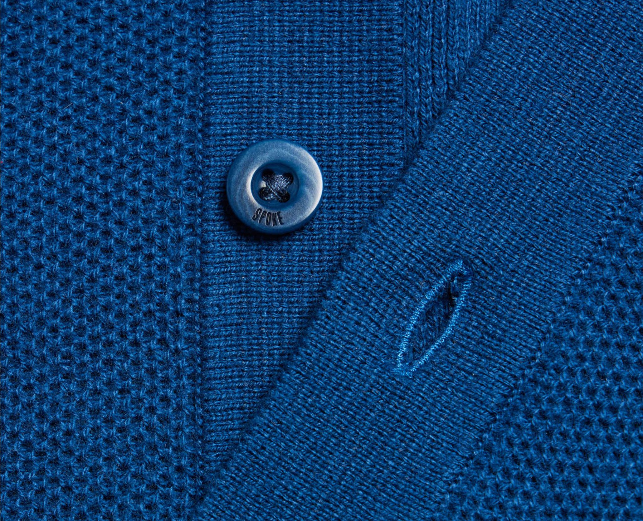 Web Product Page Detail Shots 2024 Detail Button-Through Polo 1