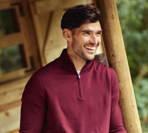 Merino Half Zip