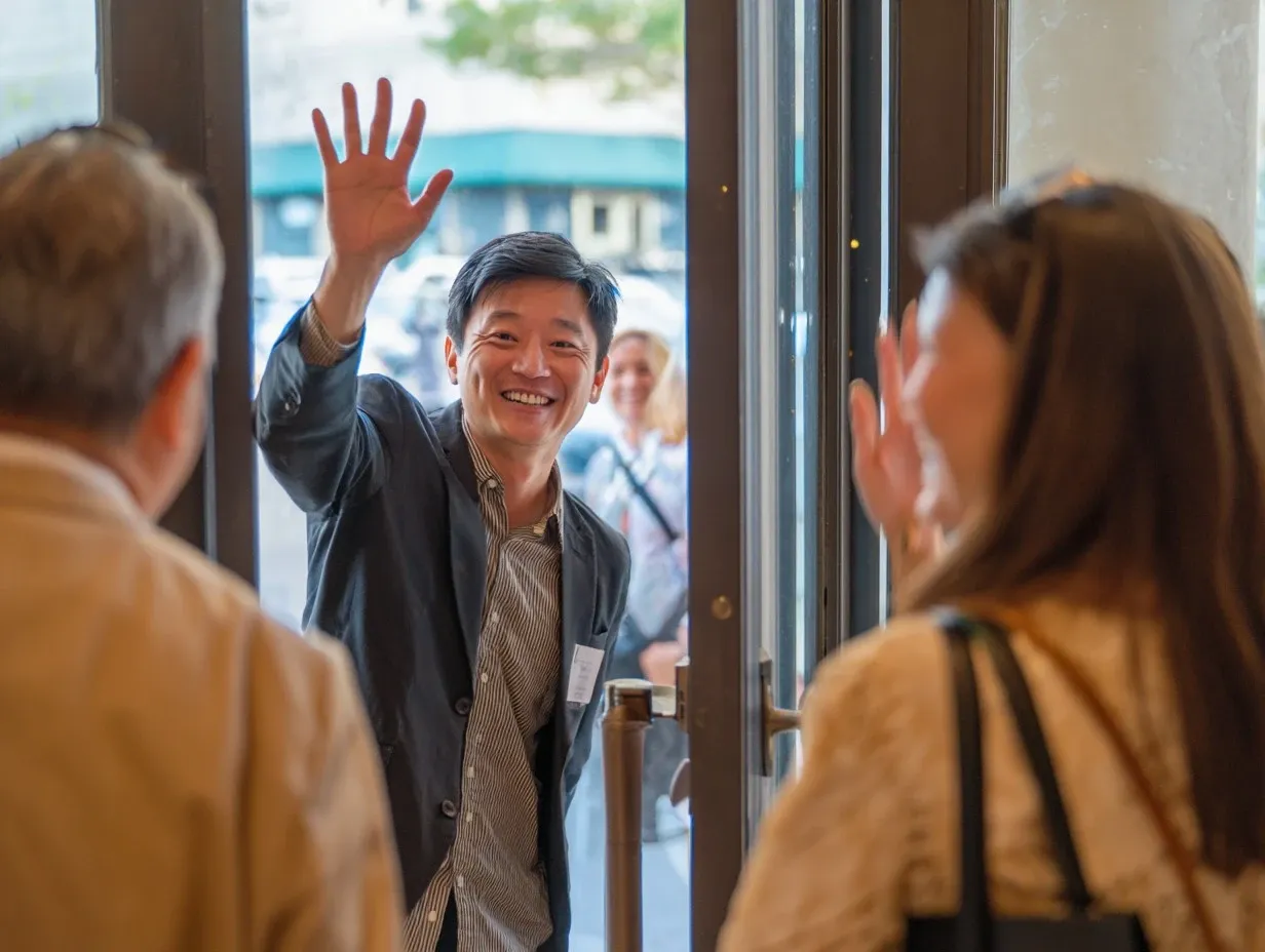 Donor-leaving-fundraising-event