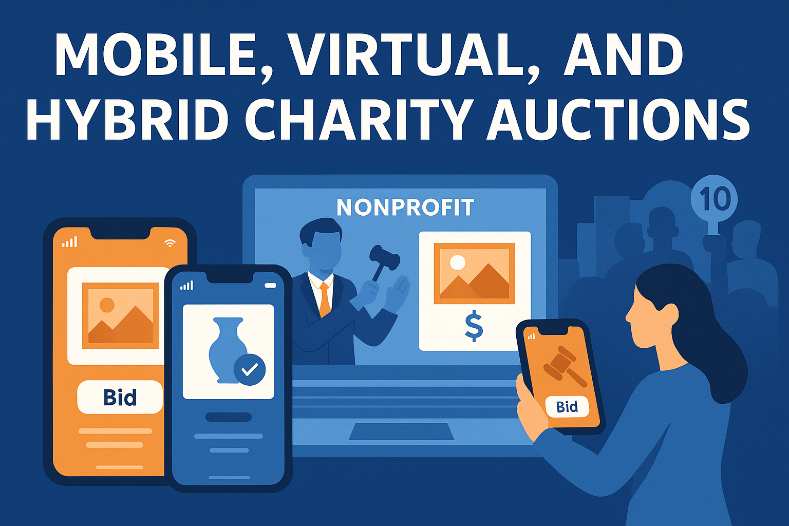 Mobile, Virtual, and Hybrid Charity Auctions: The Complete Guide for Nonprofits and Schools