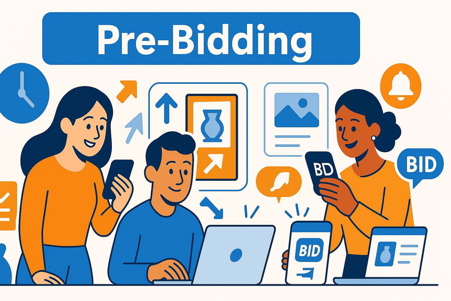 Pre-Bidding Options for Live Charity Auctions