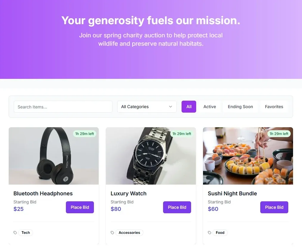 professional-auction-page-design