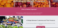 Market Organizer Home Page