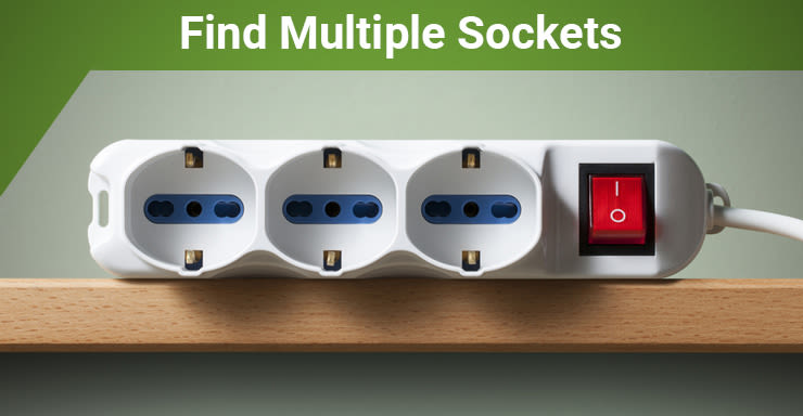 Find multiple sockets