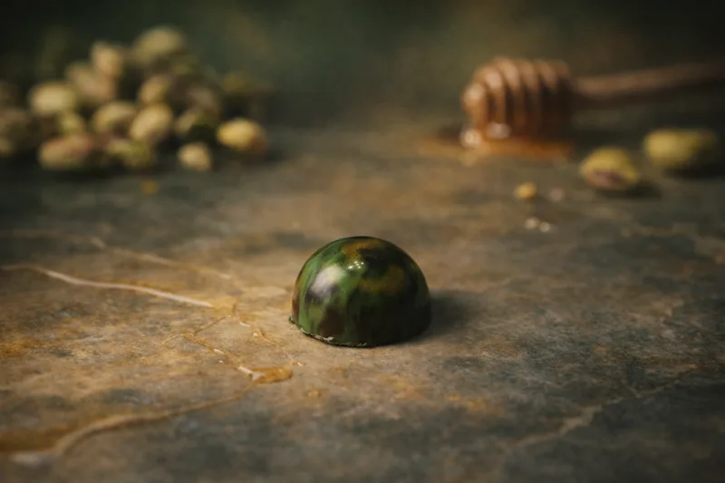 Med - pistaci praline Novi Sad – Ka Lux Chocolate