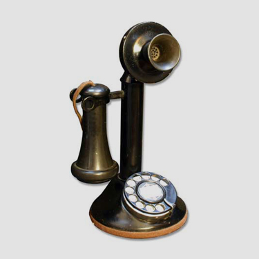 Old fashioned rotary dial phone