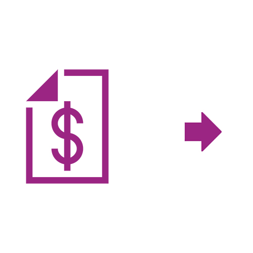Invoice Icon Purple
