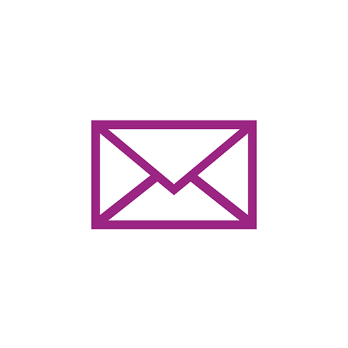 email icon violet