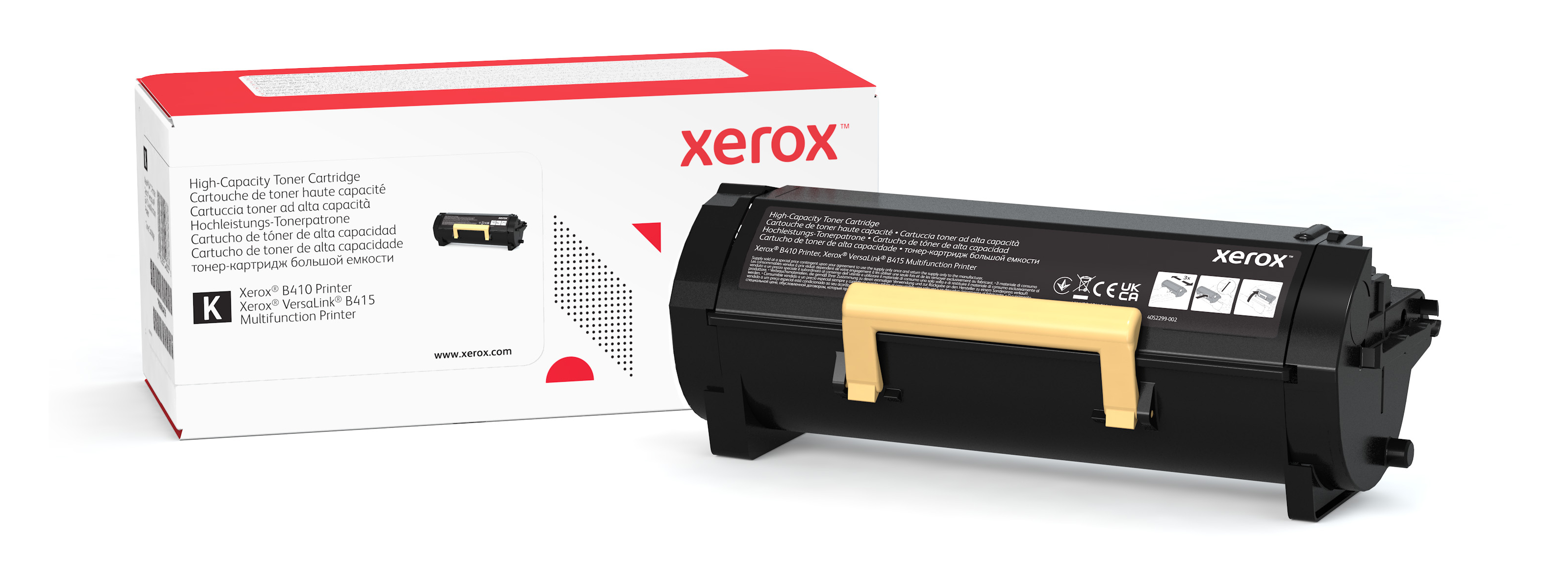 Genuine Xerox Black High Capacity Toner Cartridge For Xerox B410/B415 (Use & Return)