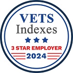 VETS Indexes 3 Star Employer 2024 logo