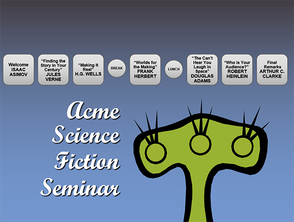 Acme Seminar Agenda Powerpoint Template