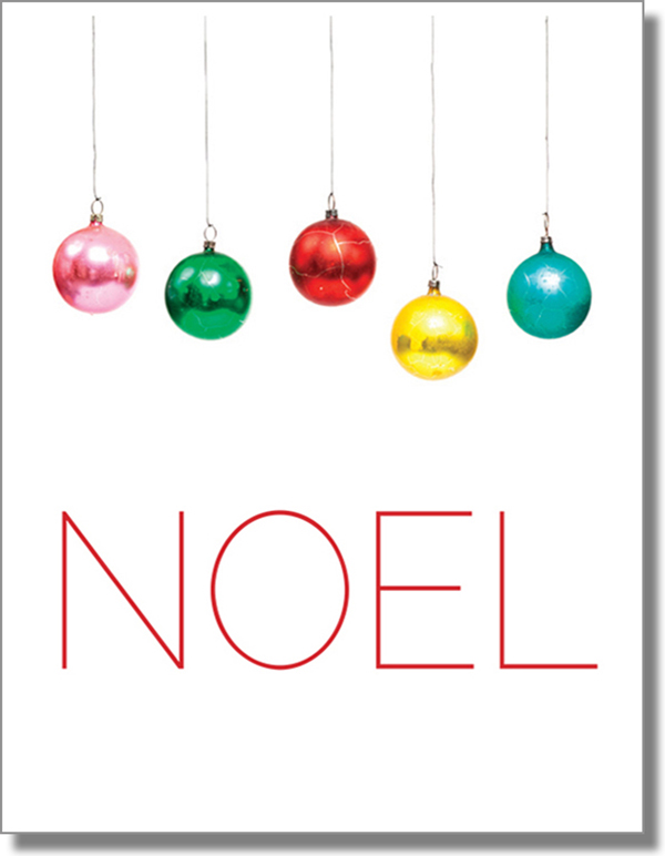 Noel Ornament Card