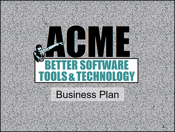 Acme Business Plan Powerpoint Template