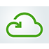Cloud icon in green