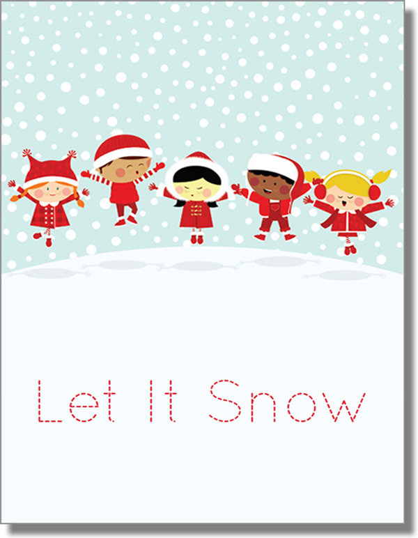 Let it Snow Kids Card