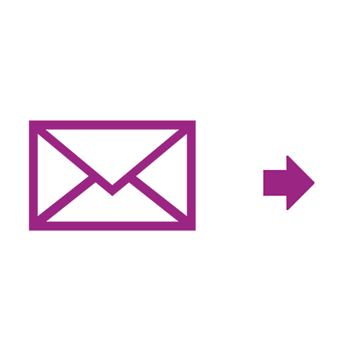 Email Icon Purple
