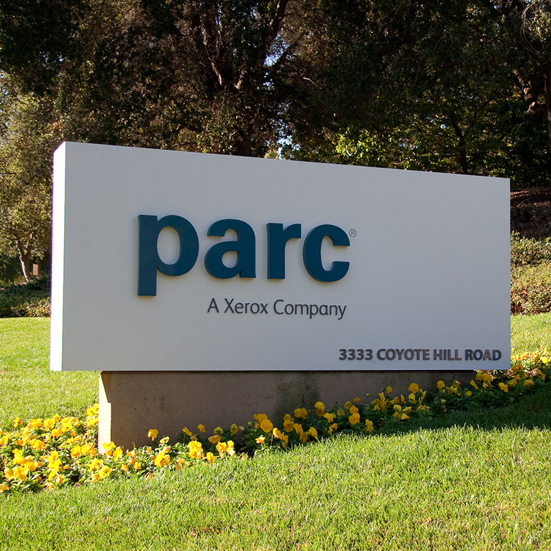 PARC entrance sign 