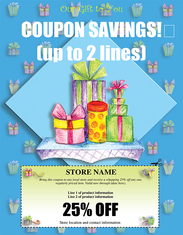 Gifts Coupon Template