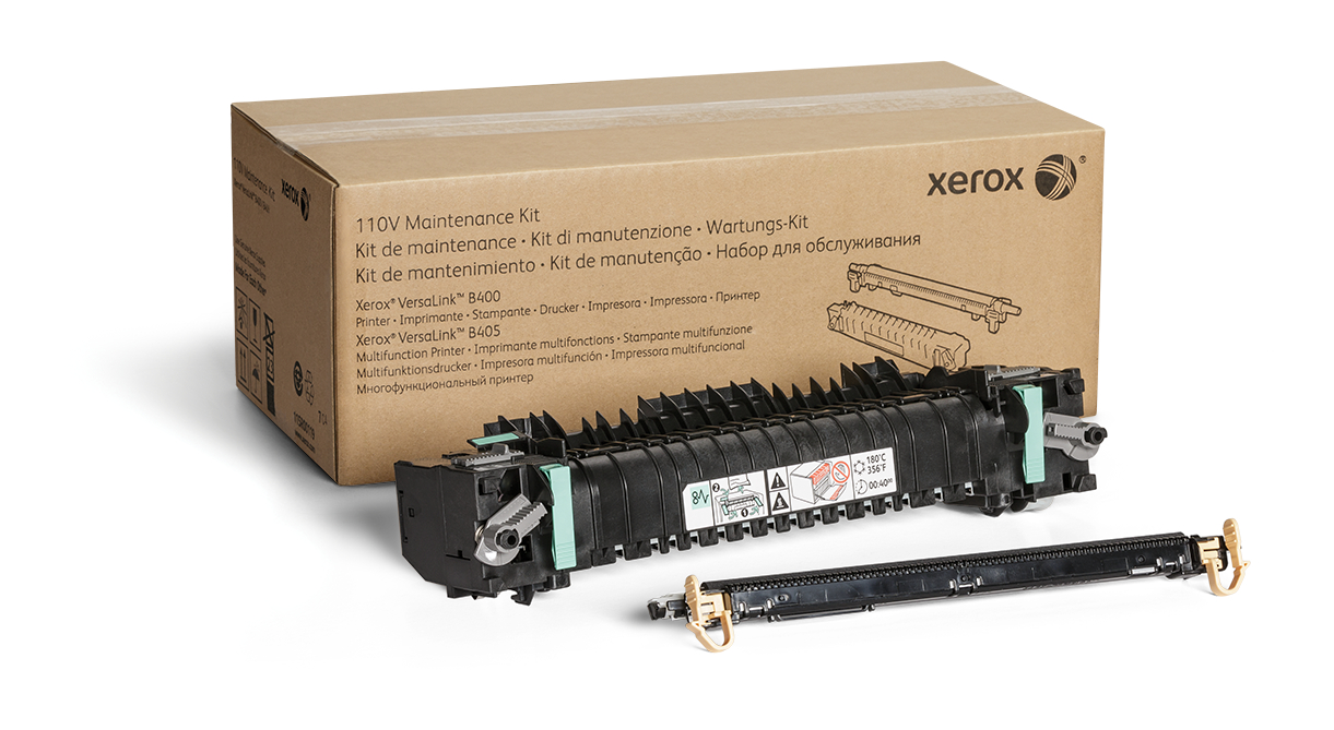 Genuine Xerox 110V Fuser Maintenance Kit For The VersaLink B400/B405, (includes 110V Fuser, Bias Transfer Roller) Long Life Item, Typically Not Required