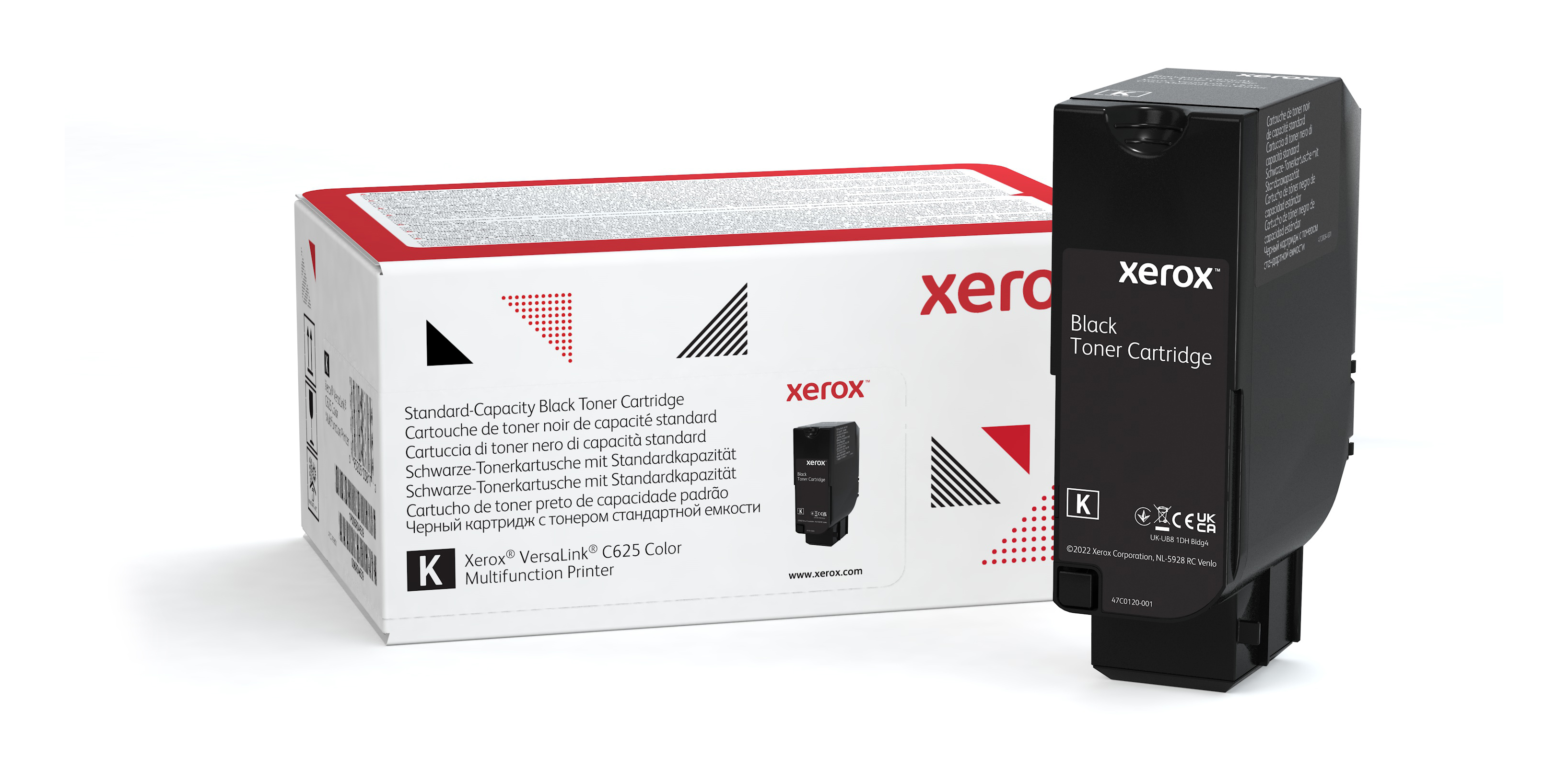 Genuine Xerox Black Standard Capacity Toner Cartridge For The VersaLink C625 (Use & Return)