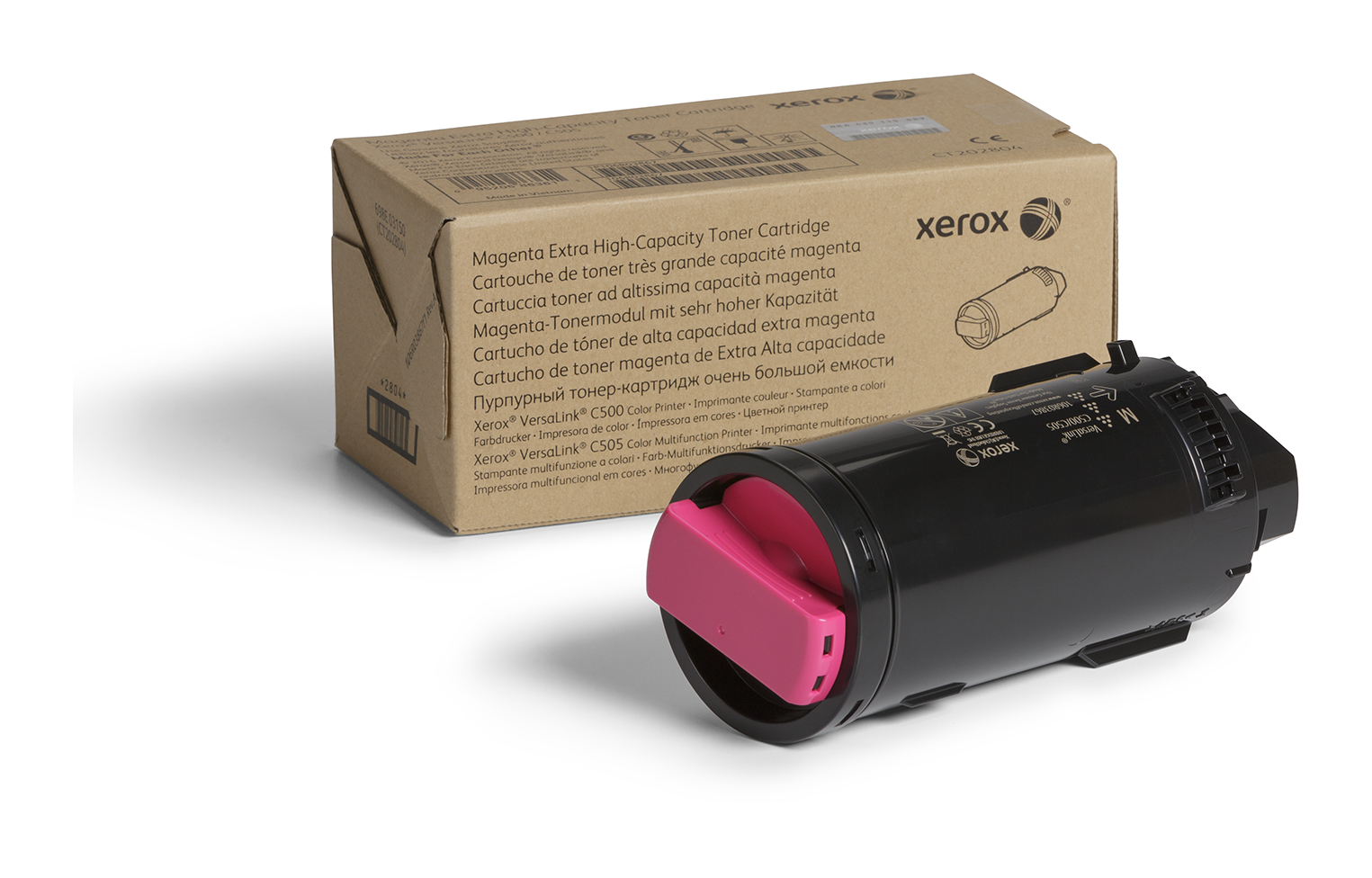 Genuine Xerox Magenta High Capacity TAA Compliant Toner Cartridge For The VersaLink C505