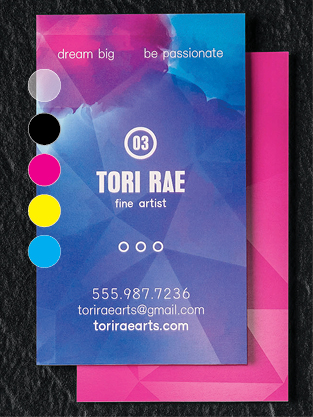 Five color Business Card