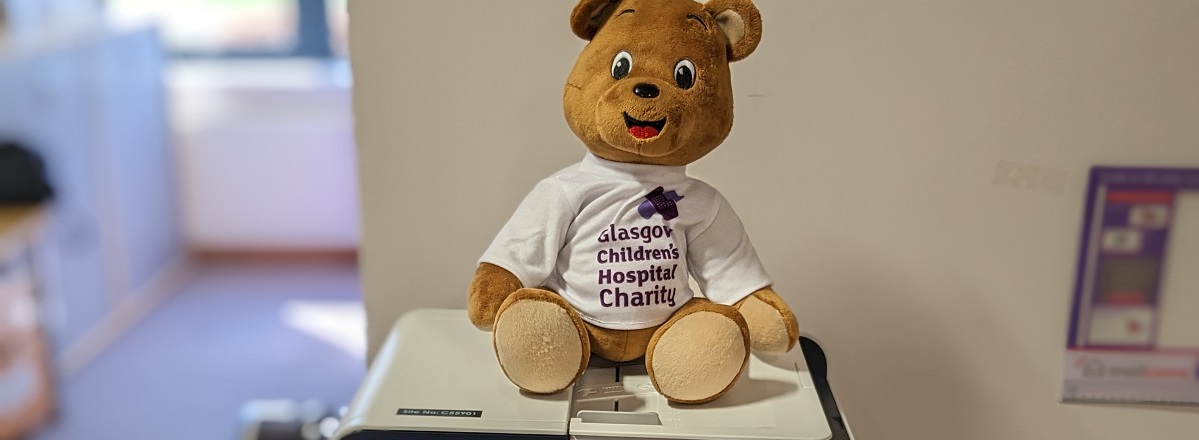 Glasgow Children’s Hospital Charity teddy bear