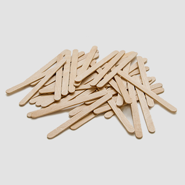 Stack of popsicle sticks