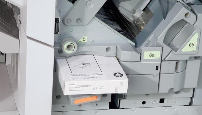 Xerox Tape Binder showing the tape cartridge