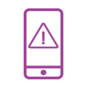 illustration of a icon for mobile security