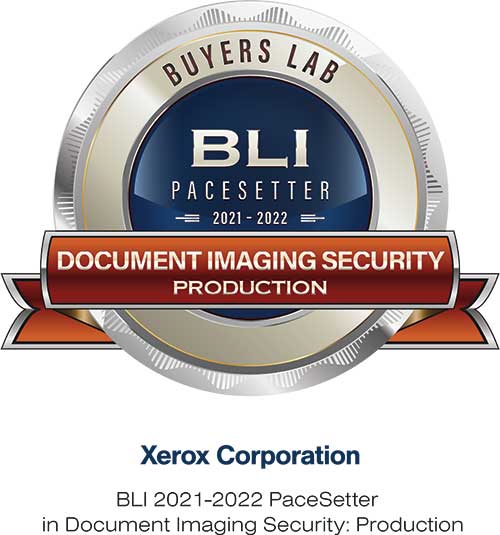 Logo for BLI PaceSetter Document Imaging Security for Production 2021-2022 
