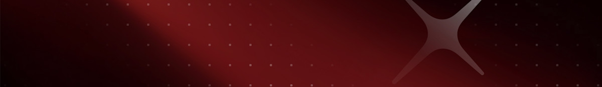 Red and black gradient with spark and dots
