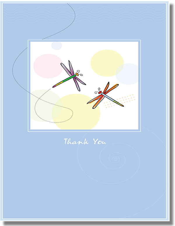 Dragonfly Thank You Card