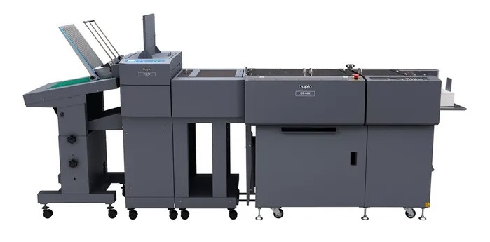 Duplo Integrated Folding System for DC-746 and DC-646 Slitter/Cutter/Creasers