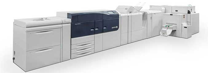 Xerox Versant Press with Plockmatic PowerSquare 160 Booklet-Maker