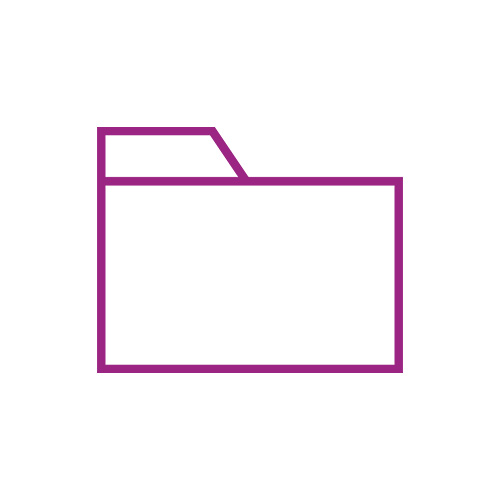 Violet folder icon.