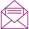 mail document icon violet