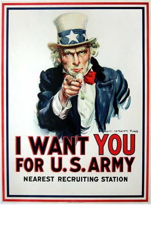 I Want YOU for US Army poster