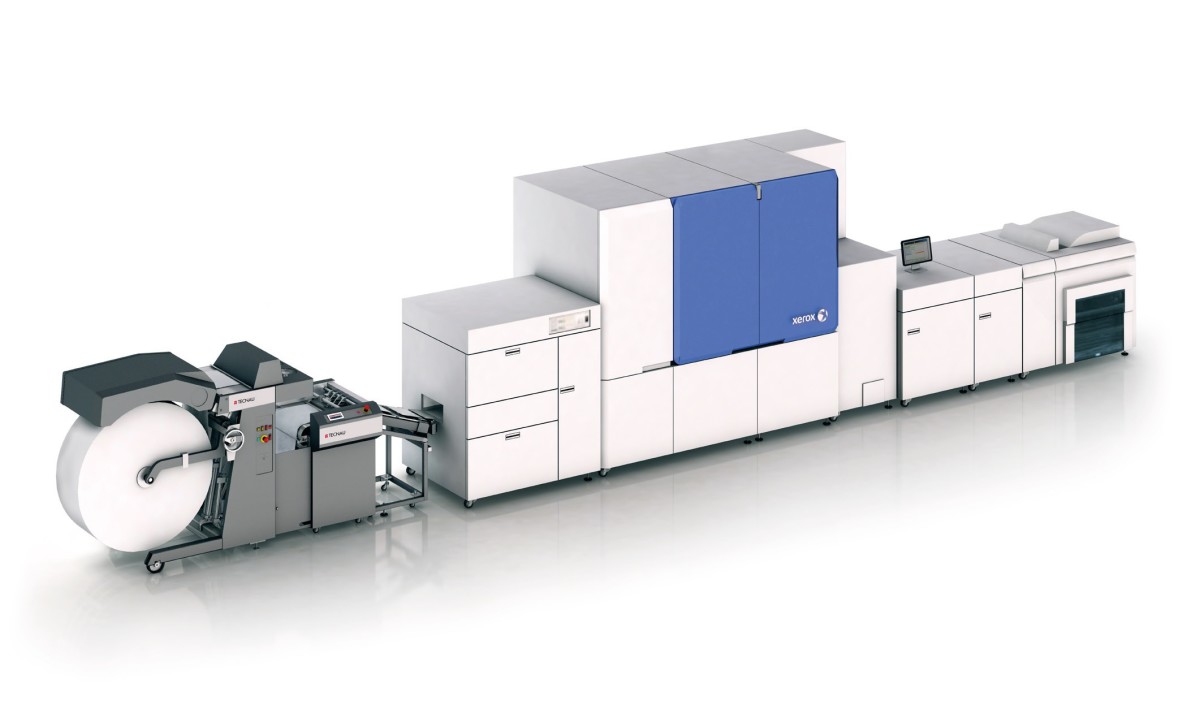 Xerox® Baltoro® HF Inkjet Press with Tecnau SheetFeeder BV