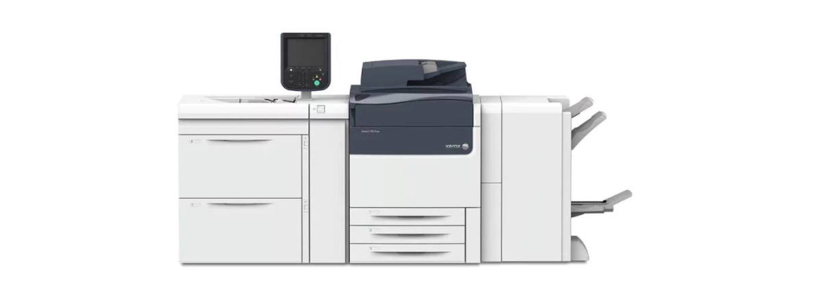 Front view of Xerox Versant 180 digital press