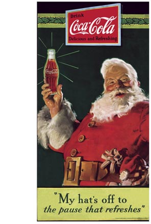 The Coca-Cola Santa Claus poster