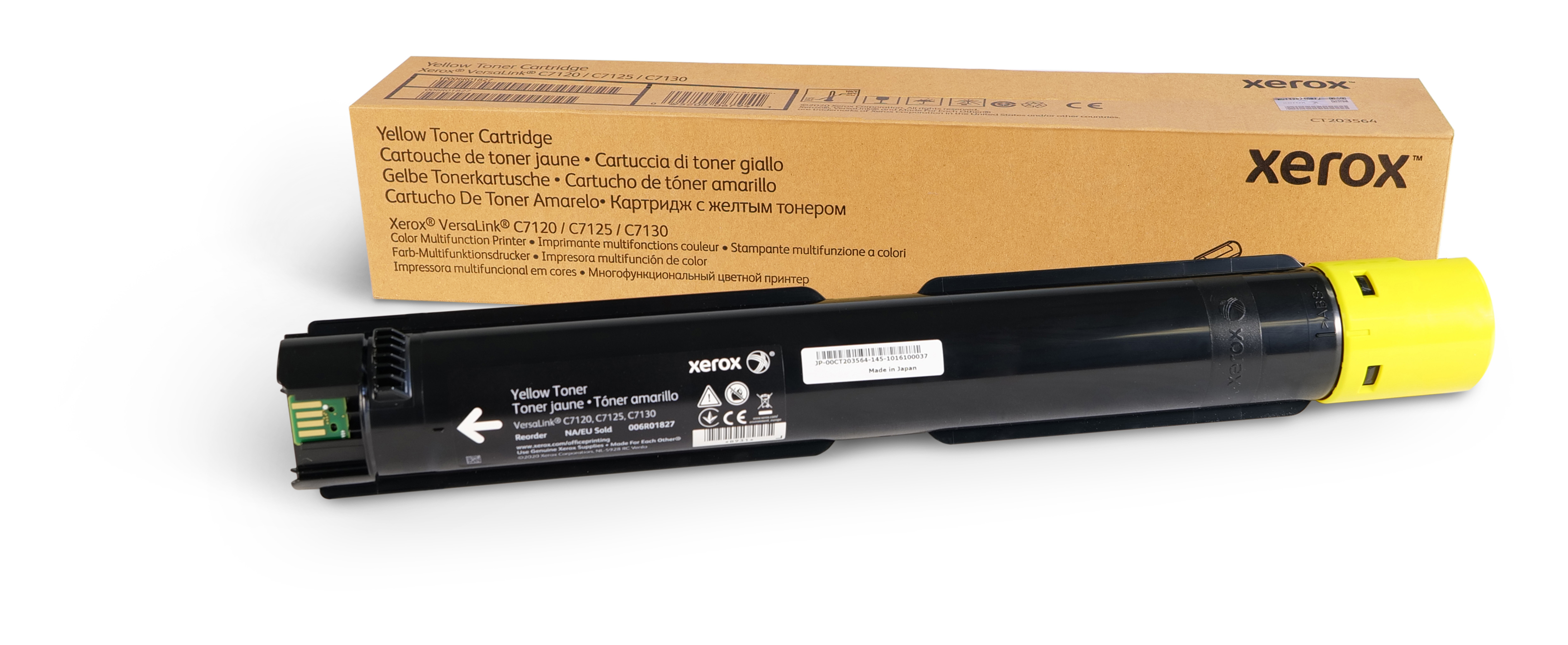 Genuine Xerox Extra High Capacity Yellow Toner Cartridge For The VersaLink C7120/25/30