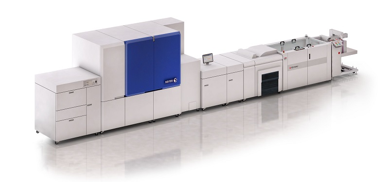 Tecnau TC 1530 CX Dynamic Perforator with Xerox® Baltoro® HF Inkjet Press